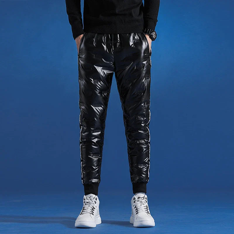 Men's Casual Darkwear Thick Pants Outwear Slim Fit