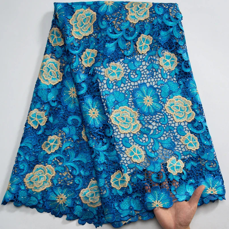 SJD LACE 2024Skin Friendly Classic African Eembroidery Guipure