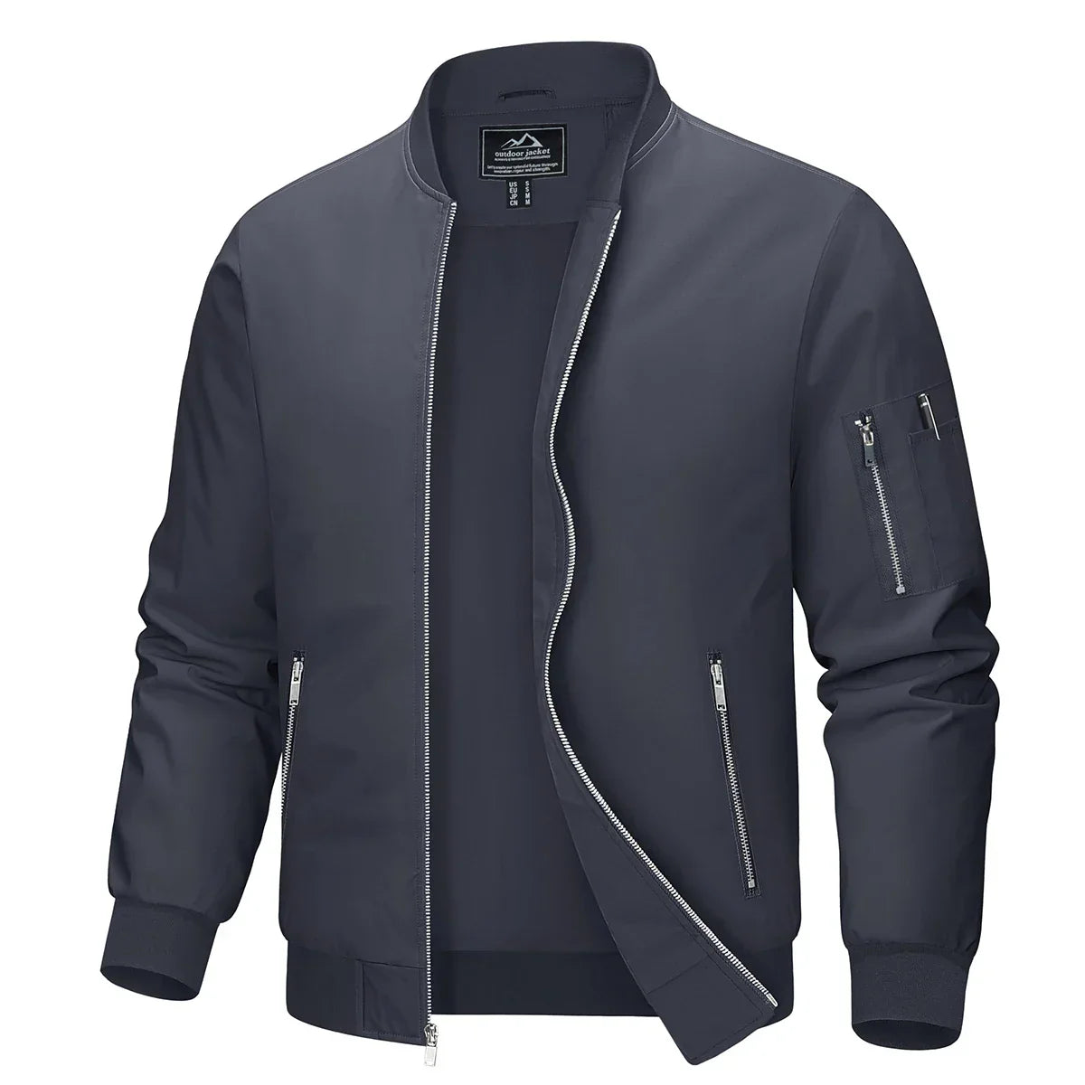 MAGCOMSEN Men's Lightweight Casual Jackets Spring Autumn Windbreaker
