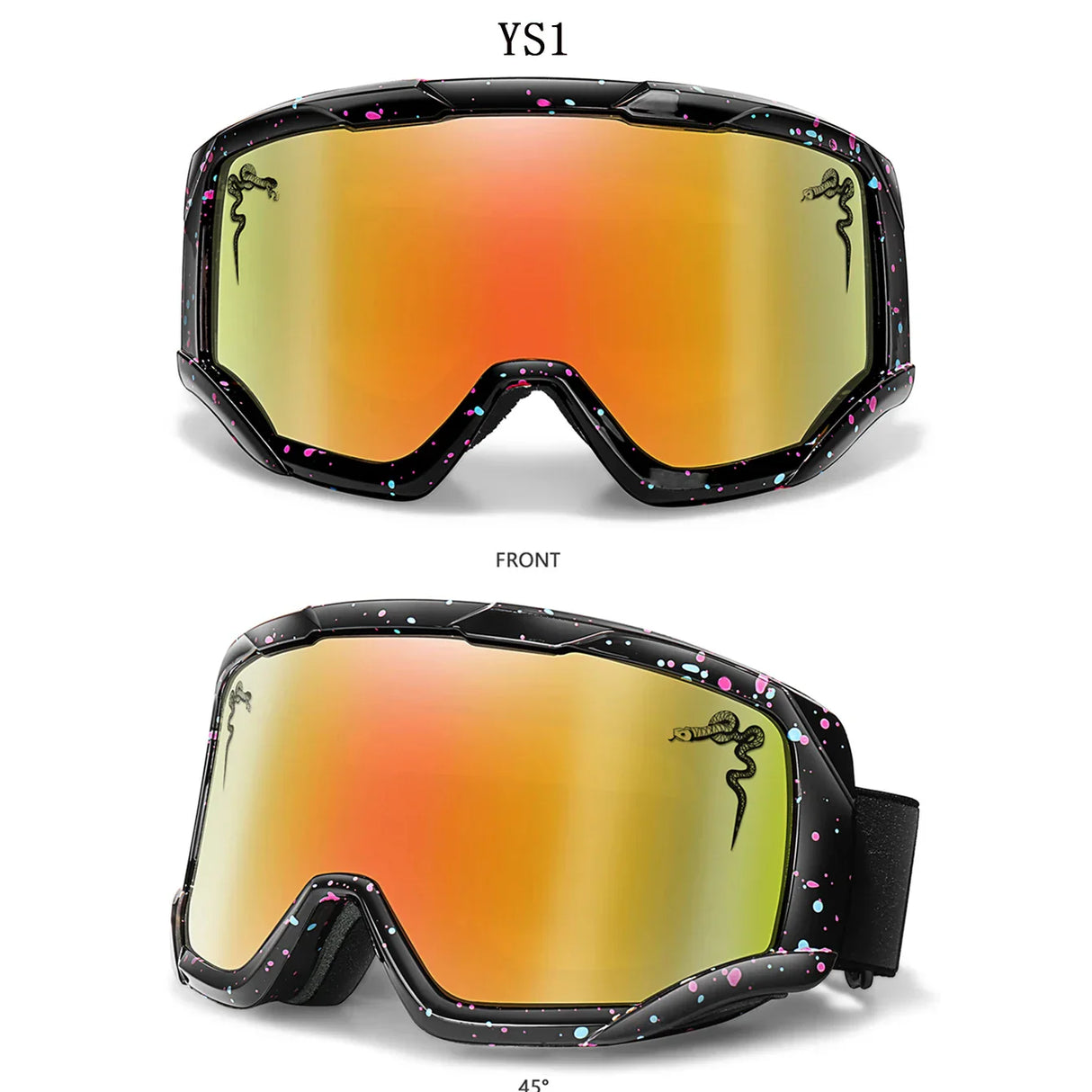 New Style Snow Goggles Double Layers Ski Snowboard