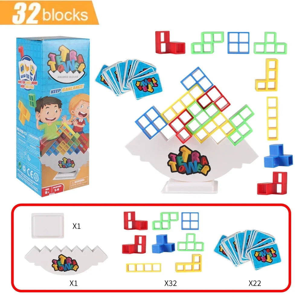 HOT Stacking Blocks Tetra Tower Balance Game Stacking