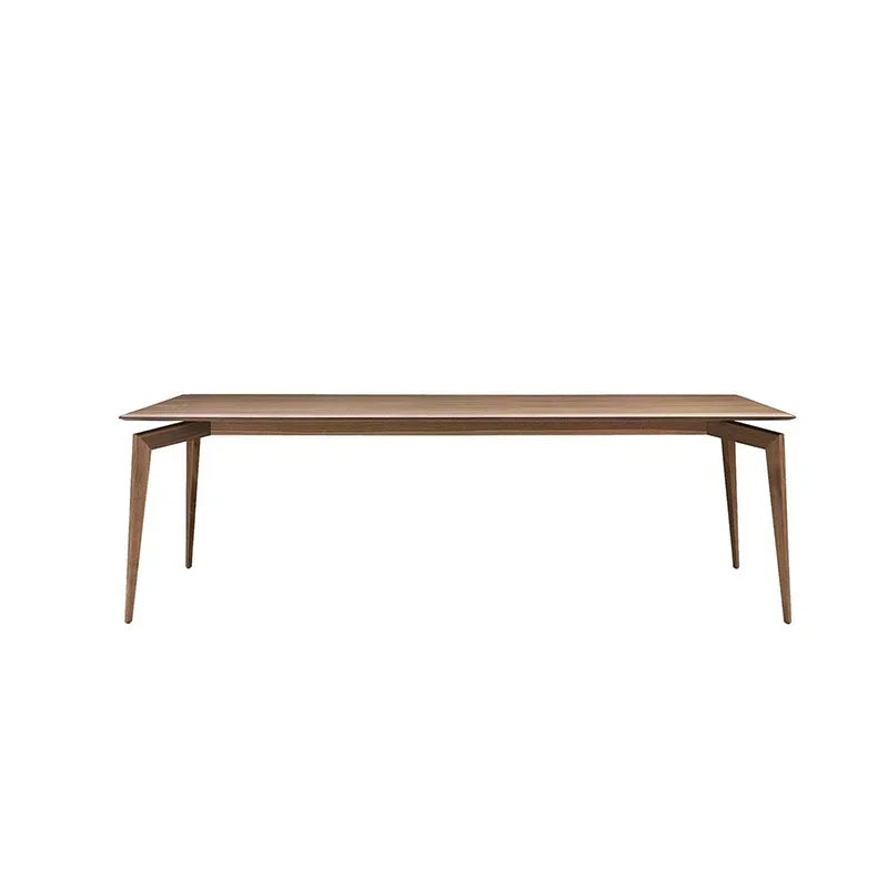Nordic solid wood dining table and chair combination