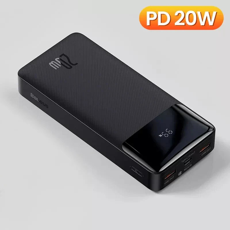 Baseus Power Bank 30000mAh Mobile Phone Charger Portable