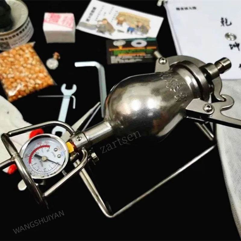 230/280ml Hand Popcorn Machine Open Firing Popcorn Puffing