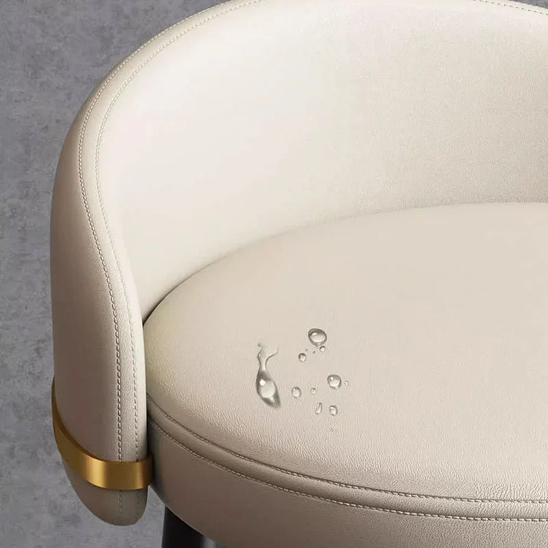 Round Kitchen Bar Chair Modern Luxury Office Reception