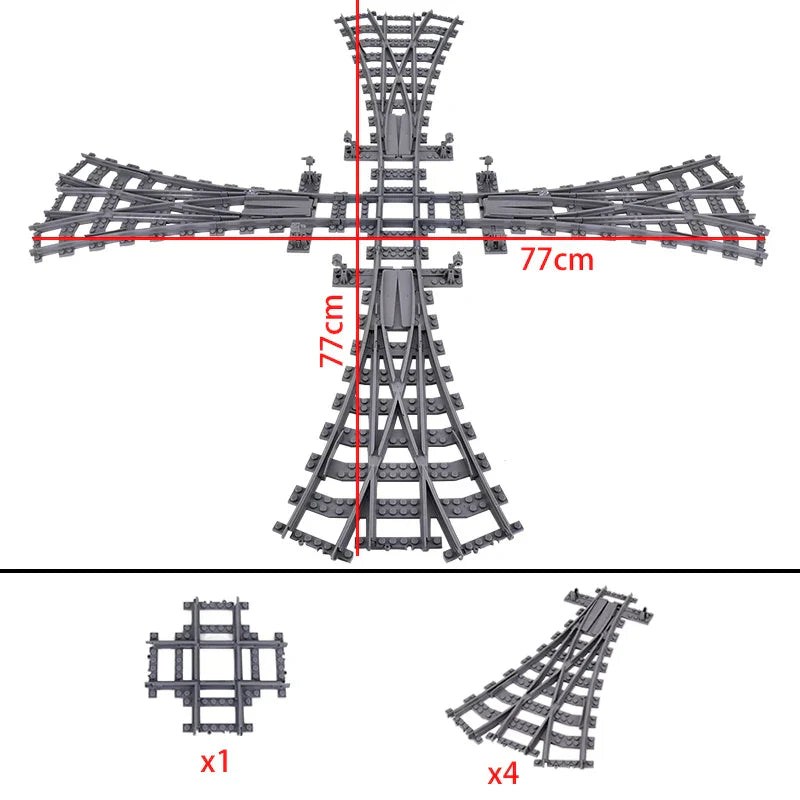 City Trains Train Rail Crossing Track Rails Soft