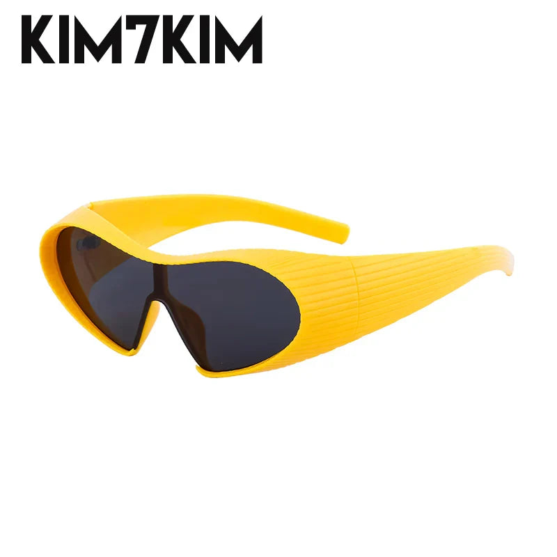 Steampunk Cat Eye Sunglasses Women 2024 New Fashion Oversized Punk Sun Glasses For Ladies Retro 2000‘s Goggle Y2k Accessories