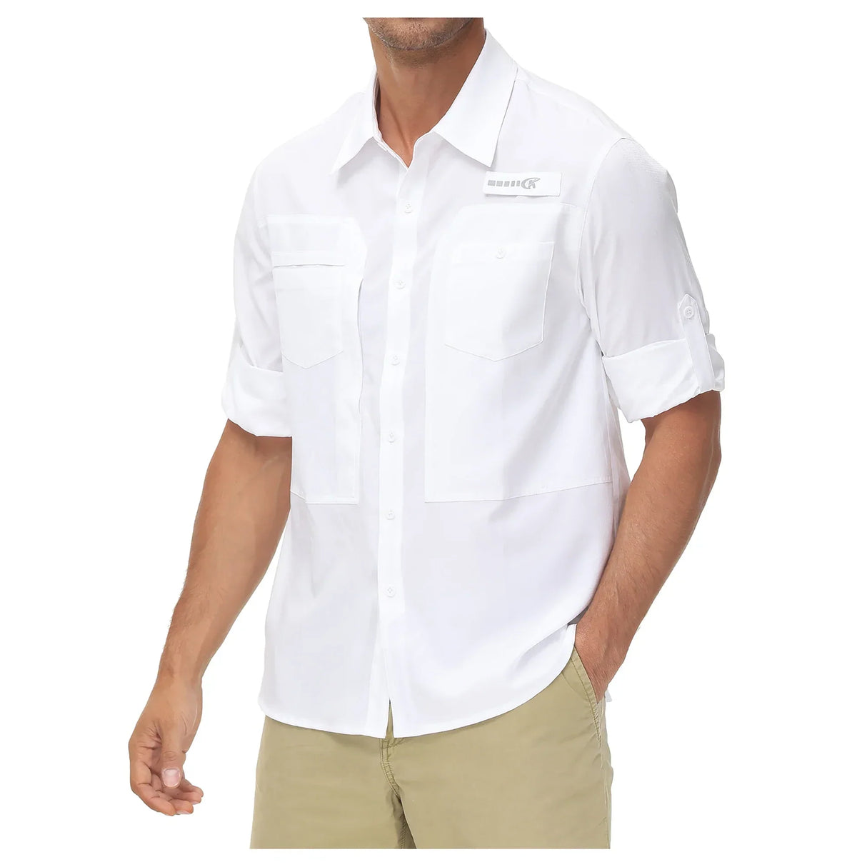 Men's Fishing Shirts Casual Cargo Hiking Shirt Long