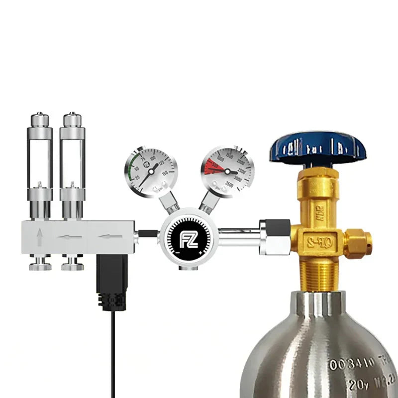 Fzone Pro Aquarium CO2 Regulator Pressure Solenoid High