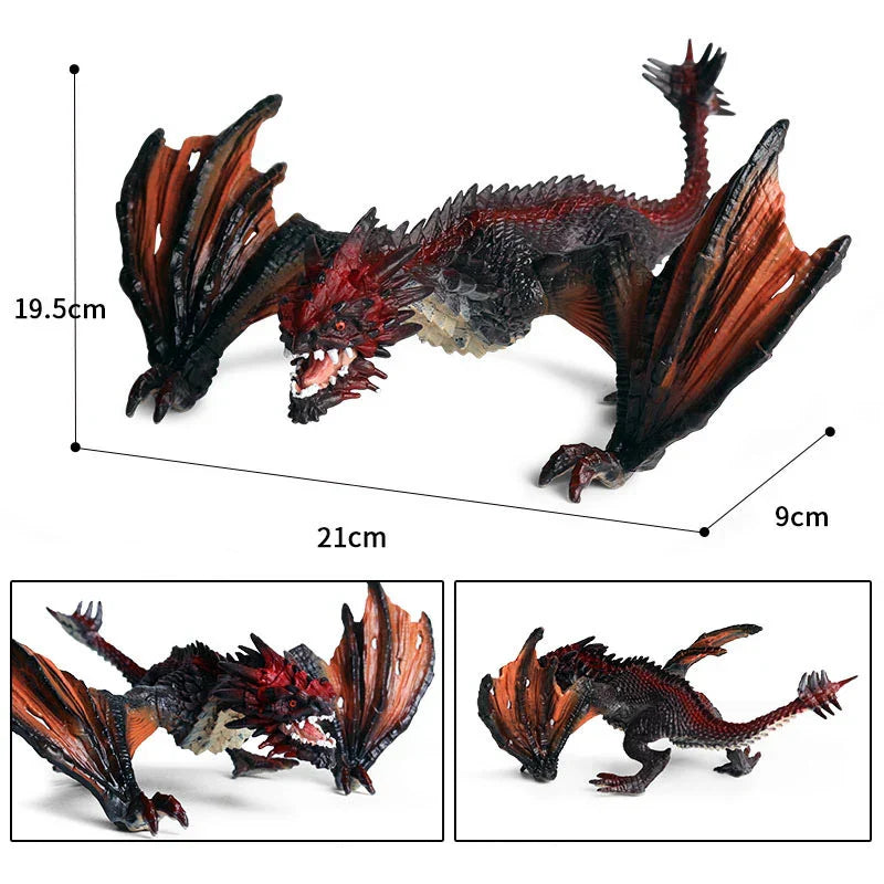 New Mythical Animal model dragon figurines ice devil