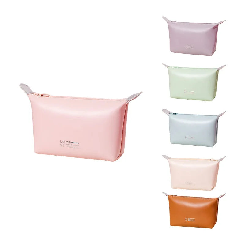 FUDEAM Fashion Leather Portable Women Travel Storage Bag