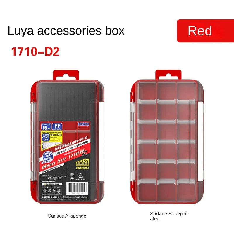 MEBAO multi-functional double-layer accessories storage box fishing hard