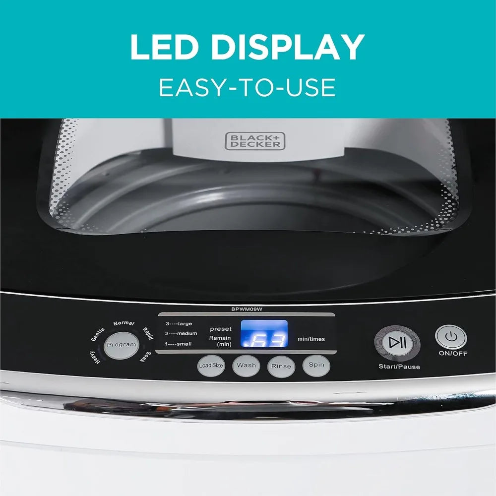 Small Portable Washer, Washing Machine for Household Use,