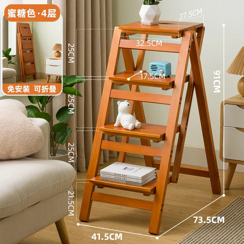 Platforms Telescoping Step Stools Foldable Attic Bar Portable