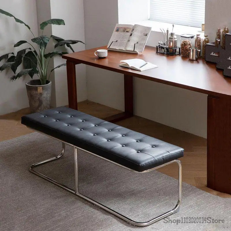 Bench Light Luxury Stainless Steel Household Sofa Bed