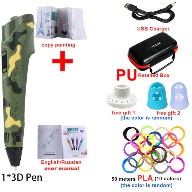 Creative 3D Printing Pen Set for Kids with