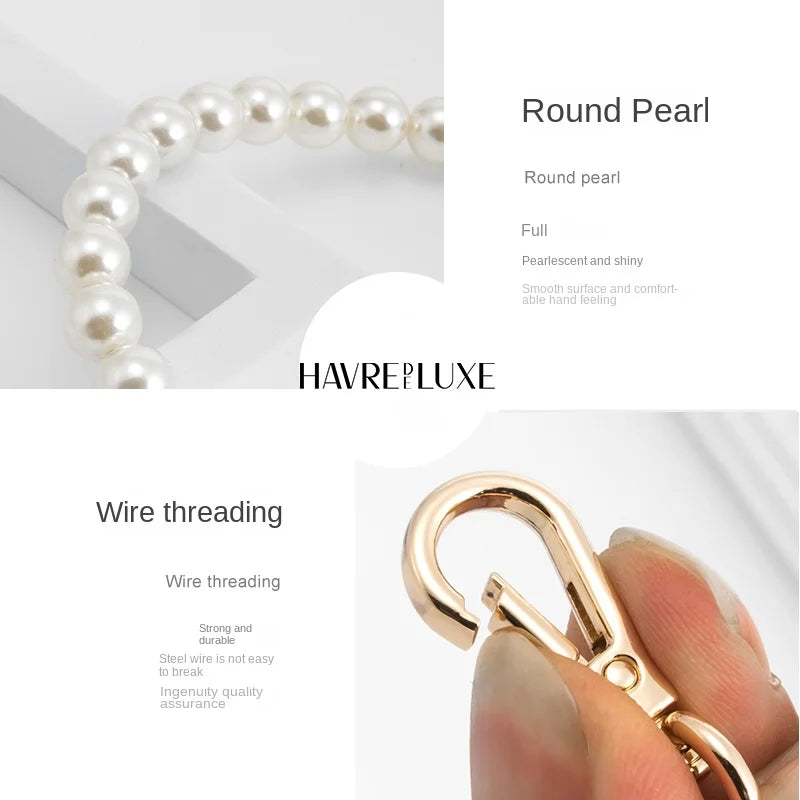 Pearl Chain Accessories Small Fragrant Wind Bag Messenger