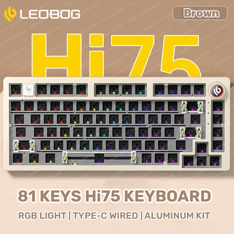 LEOBOG Hi75 Sugar65 Custom Mechanical Keyboard Aluminum Kits