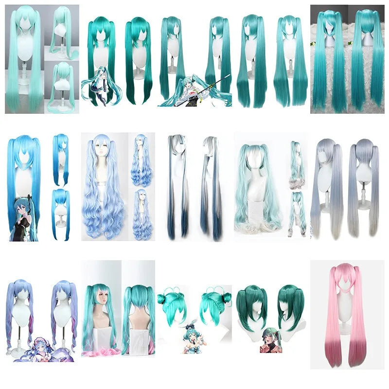 15 Colors Miku Cosplay Wigs Japanese Singer Wig