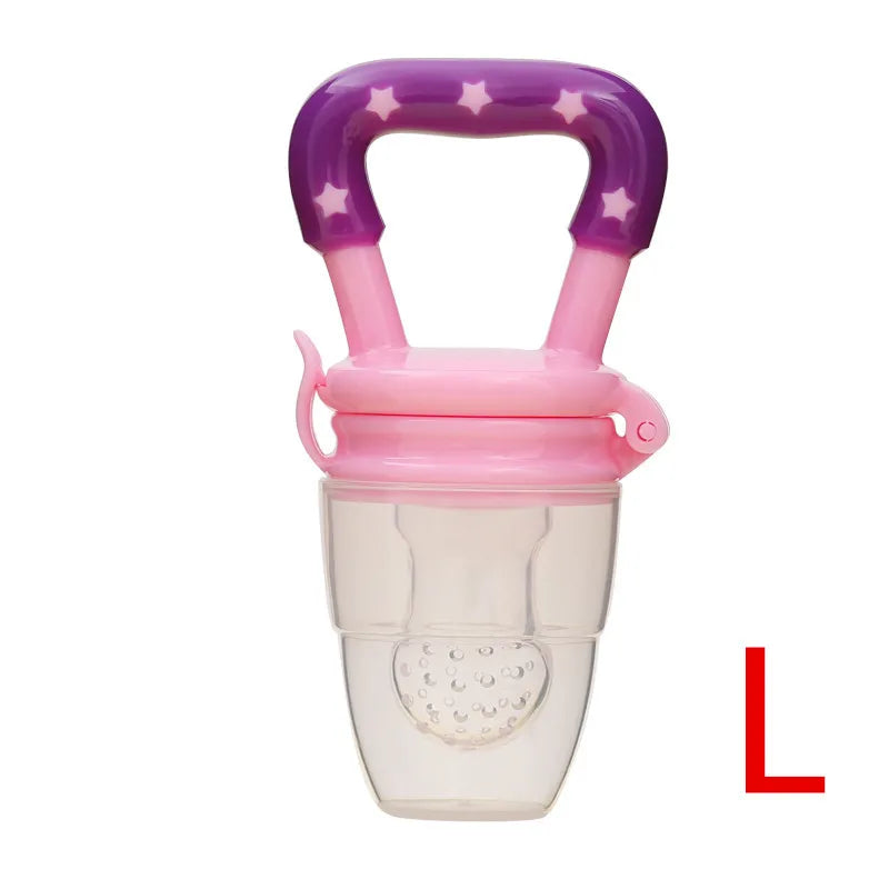 Silicone Baby Fruit Feeder with Cover Baby Nipple