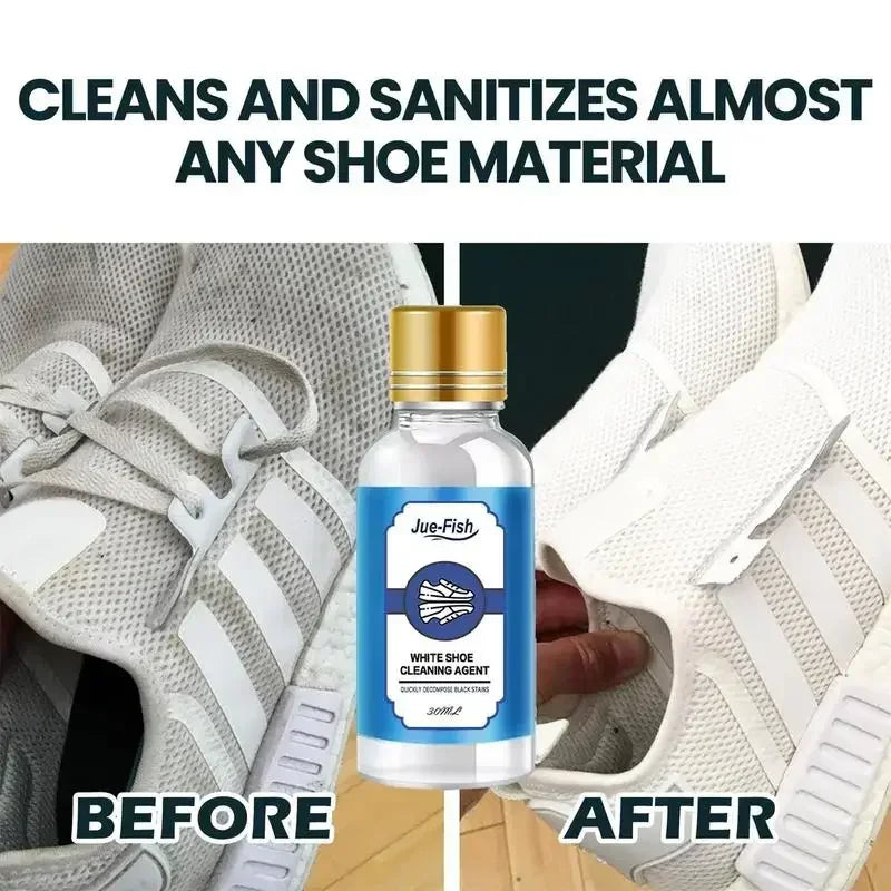 Fast White Shoes Stain Polish Cleaner Gel Sneaker