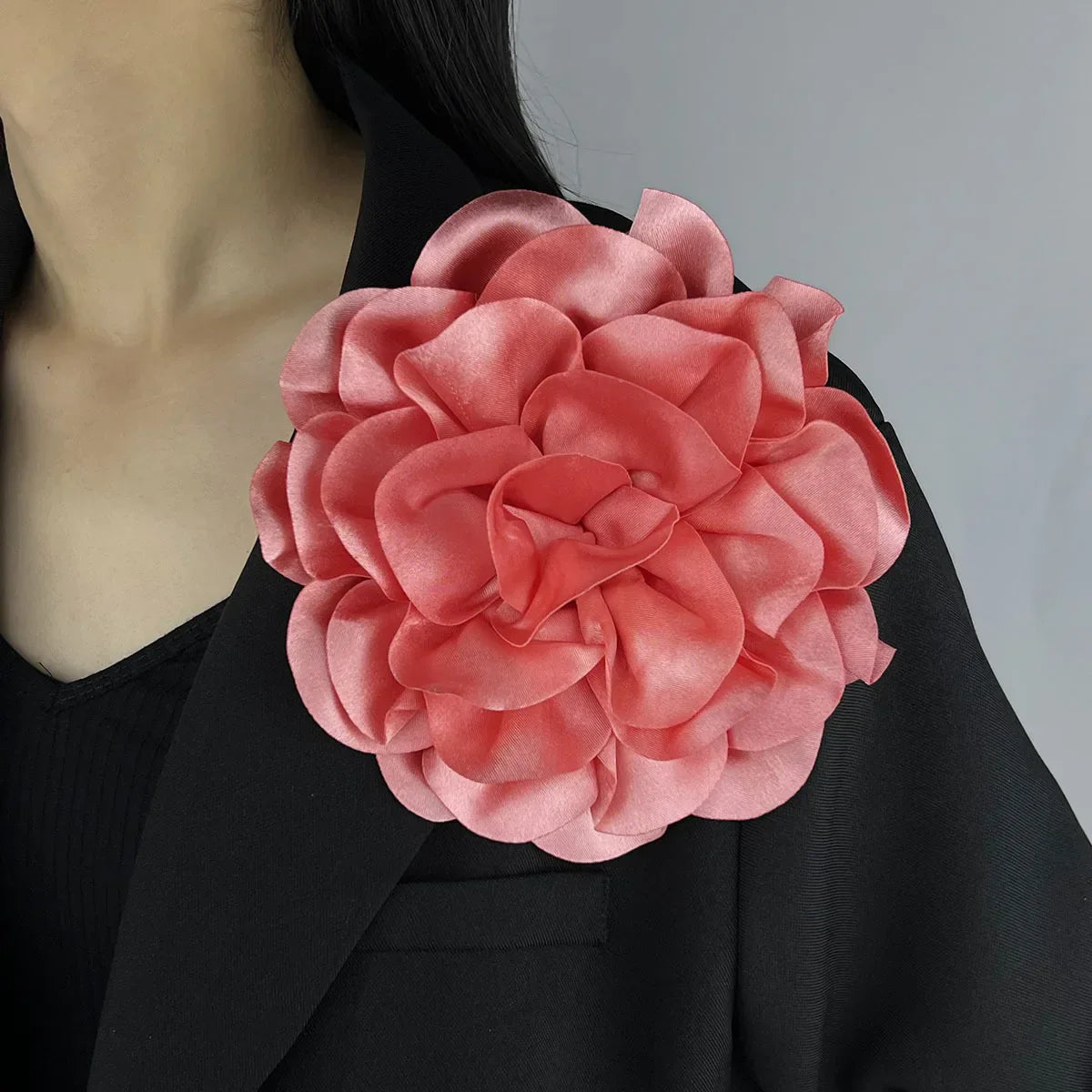 19cm Large Flower Brooch Clip Handmade Clothing Accessory