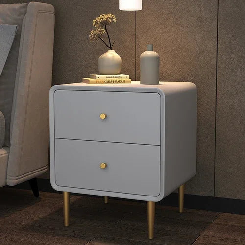 Storage Organizer Bedsides Table Drawers Unique Wood Italian