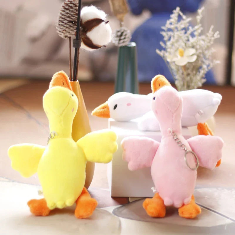 Duck Keychain Plush Keychain Goose Keychain Big Goose