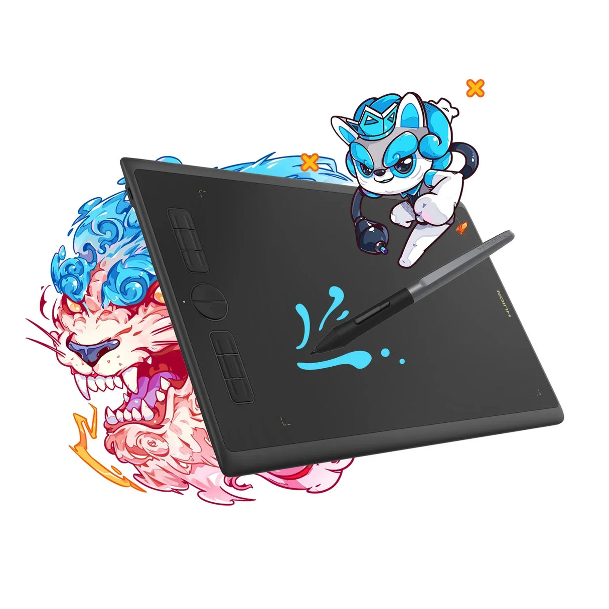 HUION H610X Graphics Tablet 10x6.25 Inch Digital Tablets