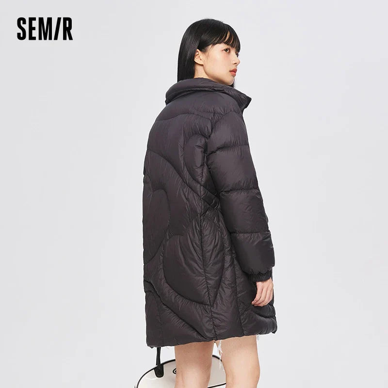 Semir Down Jacket Women Double-Proof Jacket Winter New