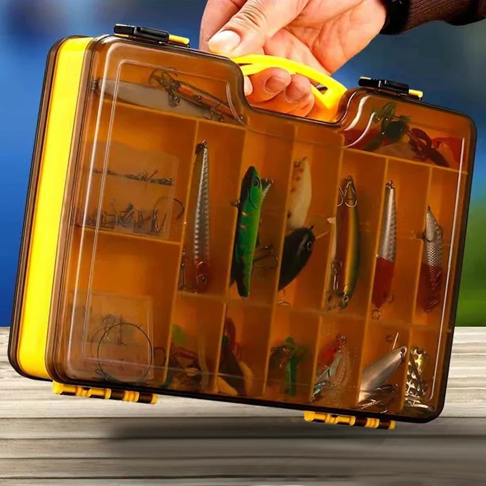 Large Fishing Tackle Boxes Double Layer Bait Container
