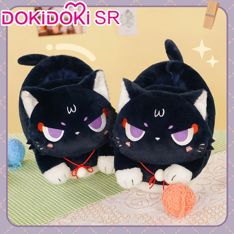 Genshin Impact Zhongli/Hutao/Xiao Cosplay Fluffy Slippers