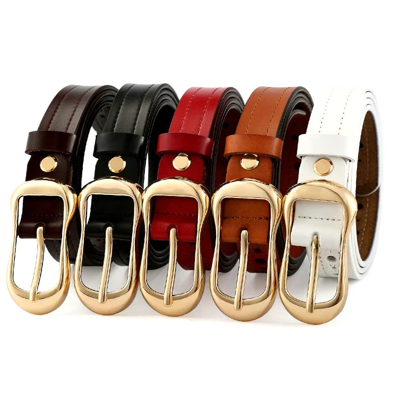 Women Belts Long Cow Genuine Leather Good Quality