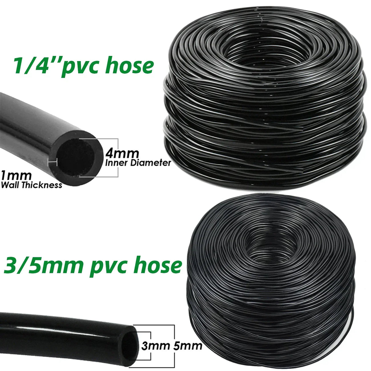 KESLA 4/7mm to 3/5mm Pipe Garden Drip Irrigation