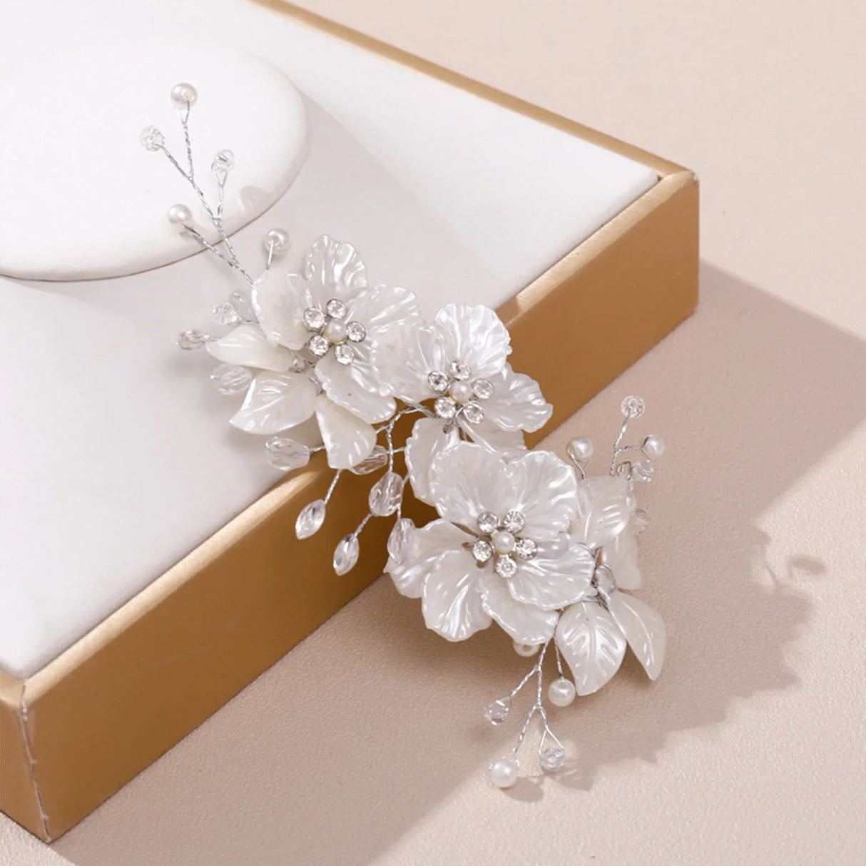 Flower Wedding Hair Accessories Hairband Bride Tiaras For