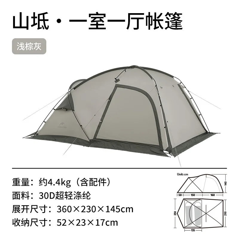 Naturehike 2023 New Outdoor Lightweight One Room One
