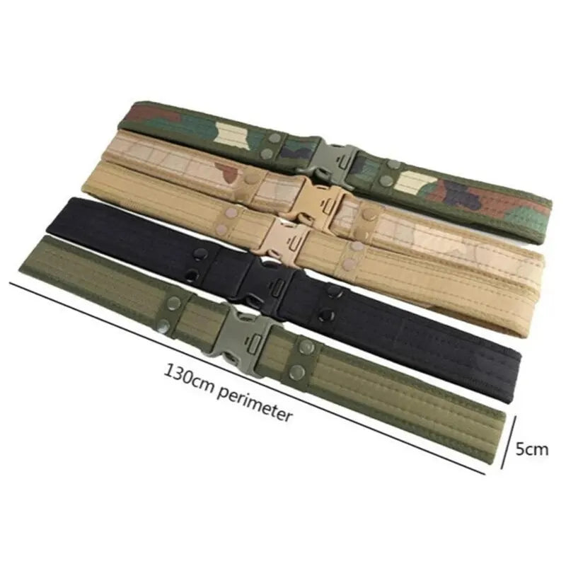 New Plastic Buckle Men Canvas Lengthened Thickened Tactical