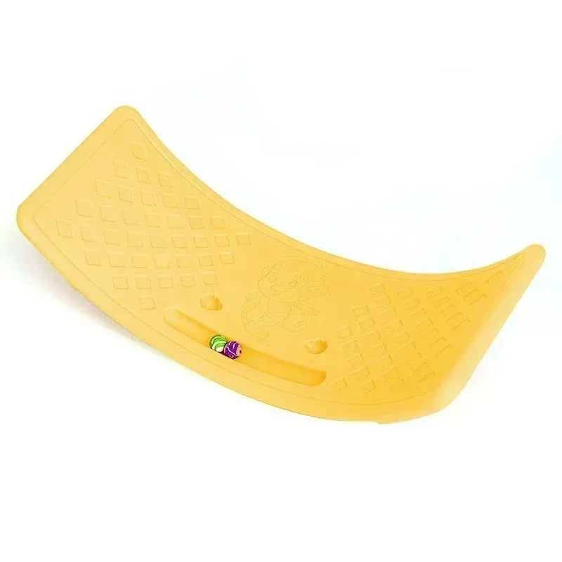 Twisting Balance Board Balancing for Abdominal Leg Wobble