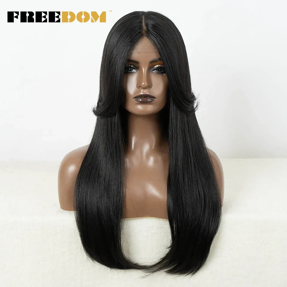 FREEDOM Synthetic Lace Front Wigs For Black Women