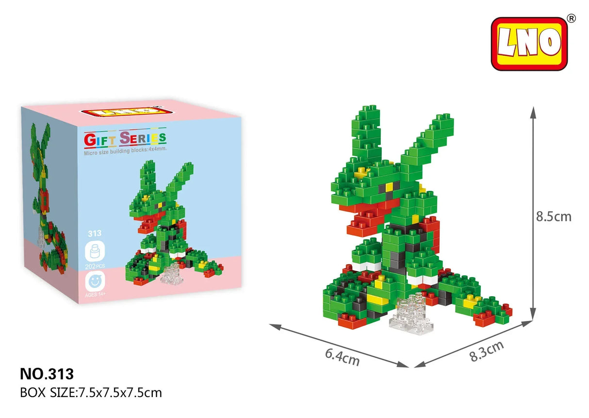 Pokemon Dracaufeu Cartoon Building Blocks Anime Characters Groudon