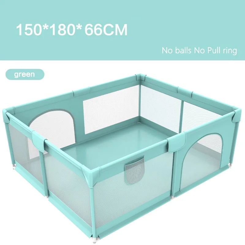 150*180CM Baby Playpen Children Safety Barrier Fence Toddler