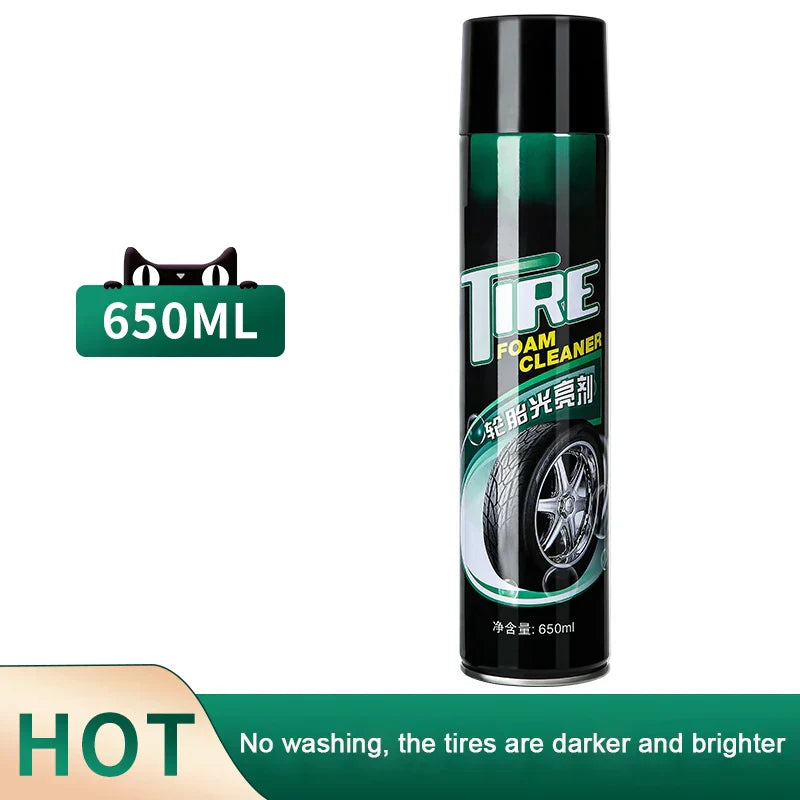 650ML Car Coating Paint Tire Foam Cleaner Care