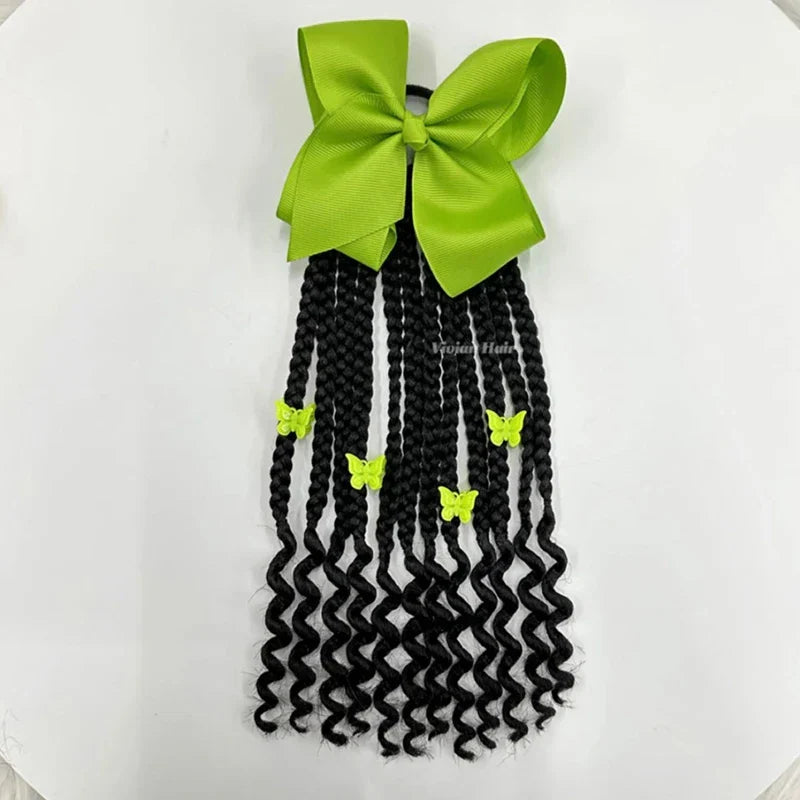 Black Africans Little Girl Passion Twist Headband Wig