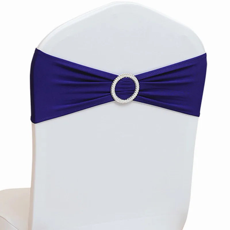 10pcs 50pcs Stretch Spandex Chair Sash Band With
