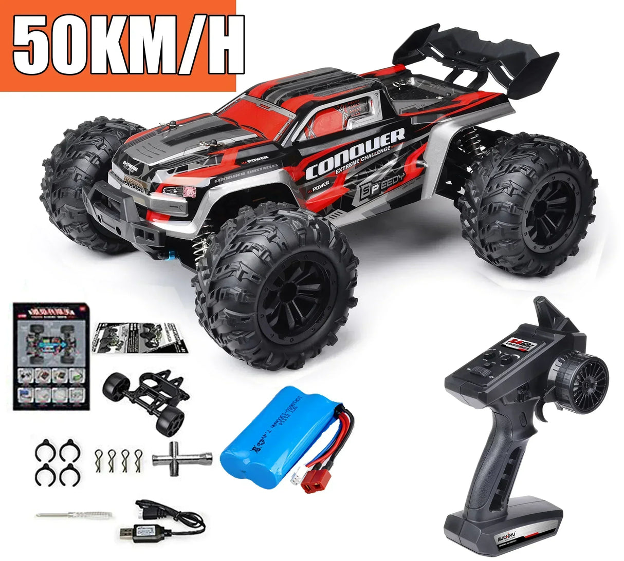 Rc Car Off Road 4x4 High Speed 75KM/H