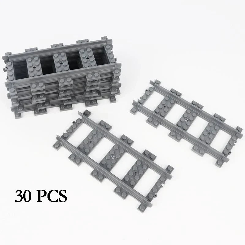 City Train Track Building Block Set 100PCS Soft