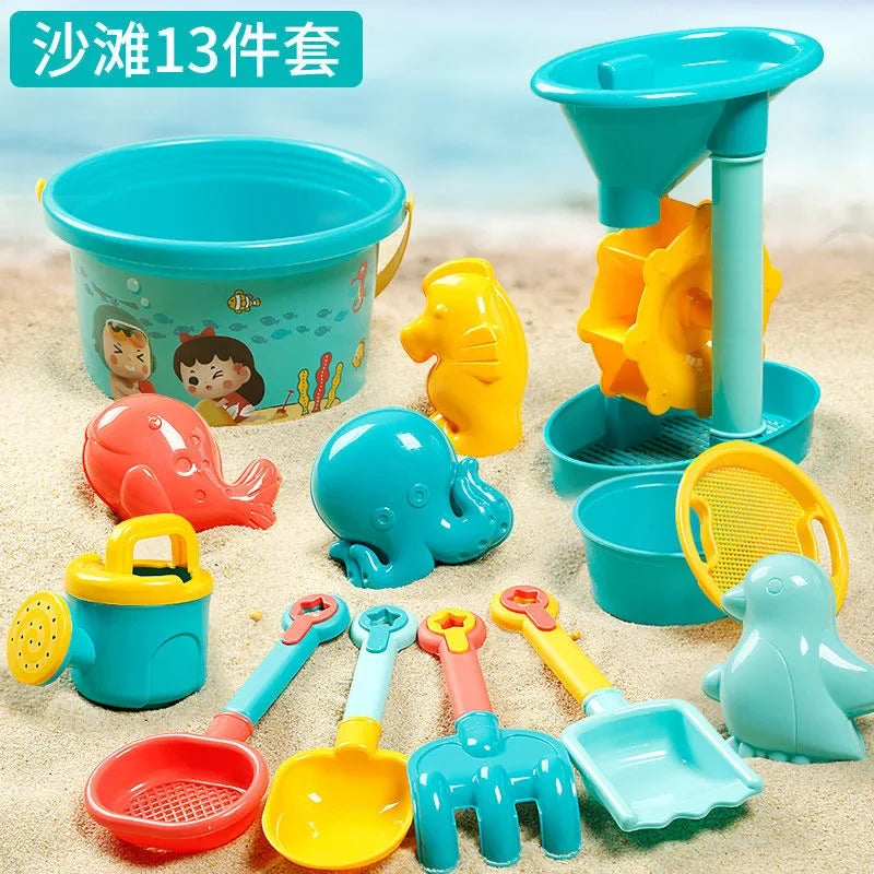 Children Sand Toys 13/18PCS Summer Beach Game Sand