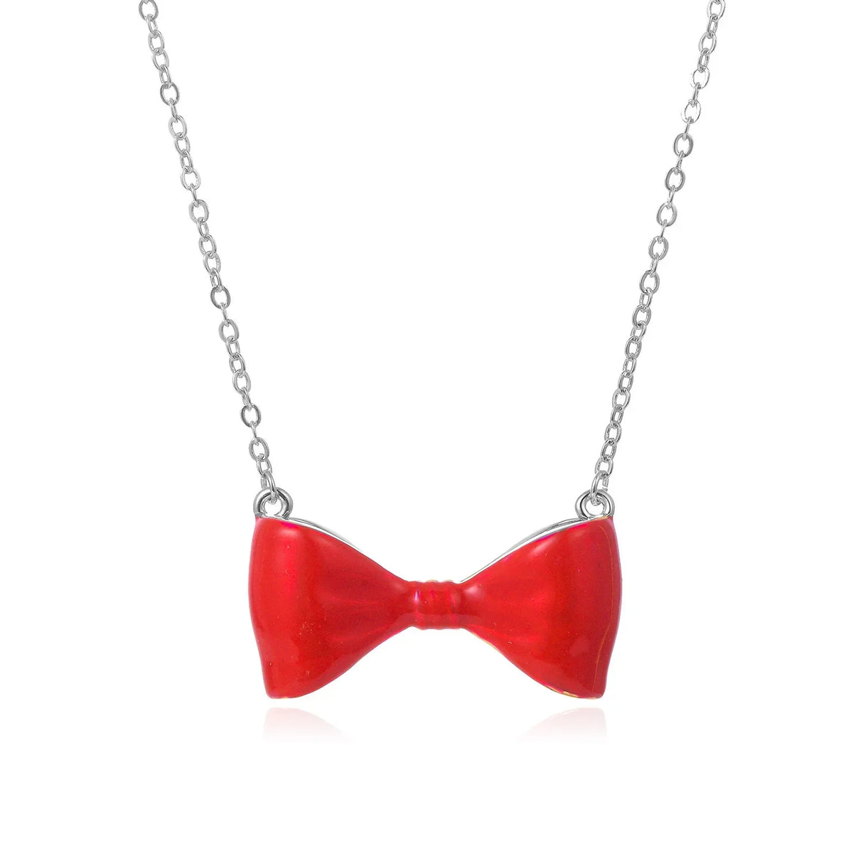 Bow Tie Necklace Pendant Simple Stylish Necklace Fashion