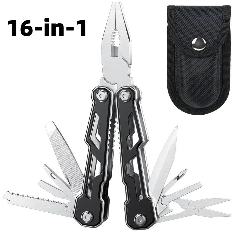 Multitool with Safety Locking16-in-1 Multi Tool Stainless Steel