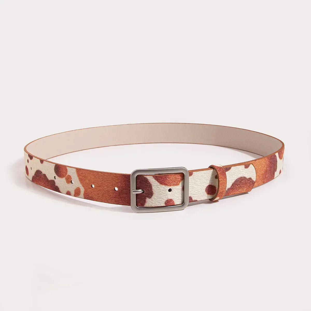 2023 Genuine Leather Women’s Belt with Gold Pin Buckle